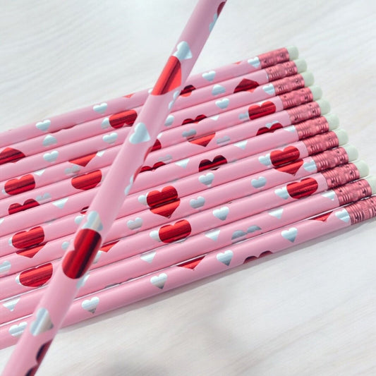 12pcs Various Themed HB Pencils for School Student Classroom Birthday Party Bag - PartyErasers