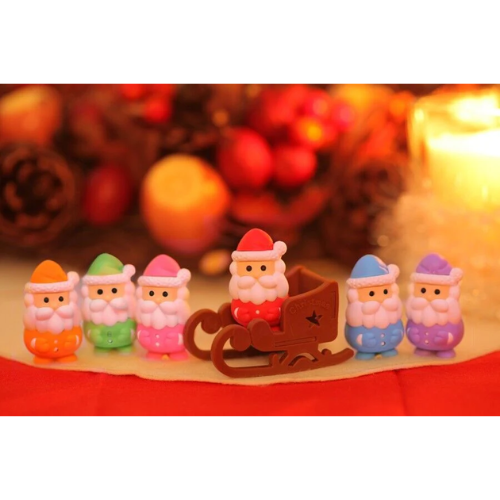Iwako Japanese Puzzle Eraser - Christmas Santa