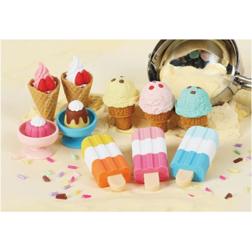 Iwako Japanese Puzzle Eraser - Ice Shop
