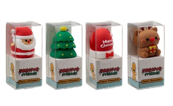 Christmas Festive Friends Pencil Sharpener