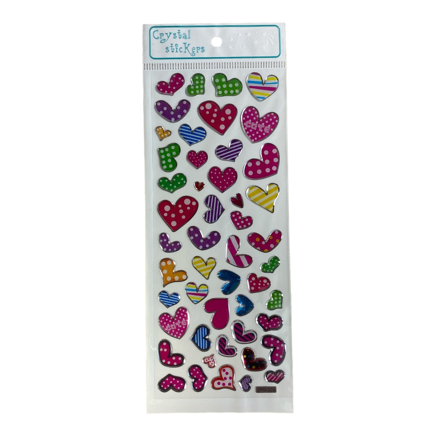 Cute Gel Stickers - Hearts