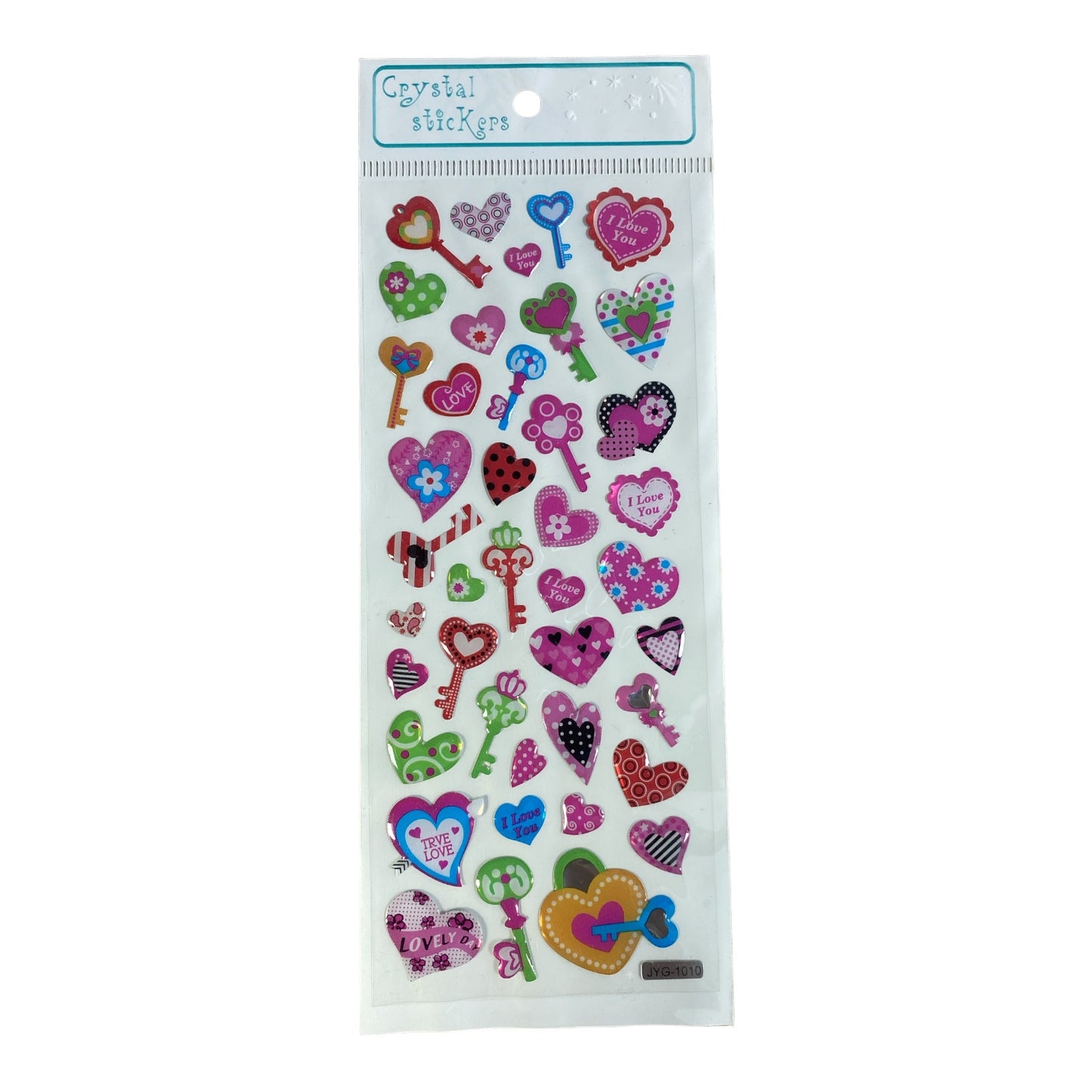 Cute Gel Stickers - Hearts 2