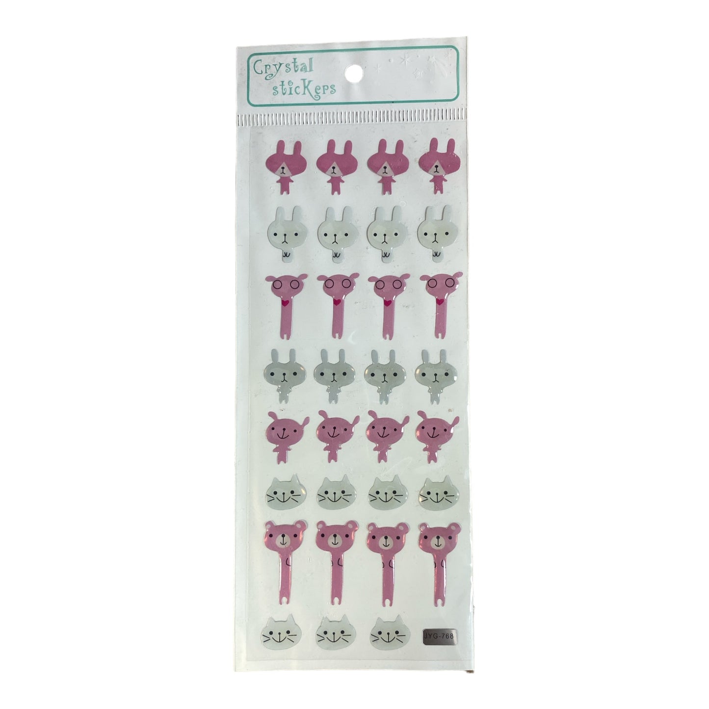 Cute Gel Stickers - Animals 3