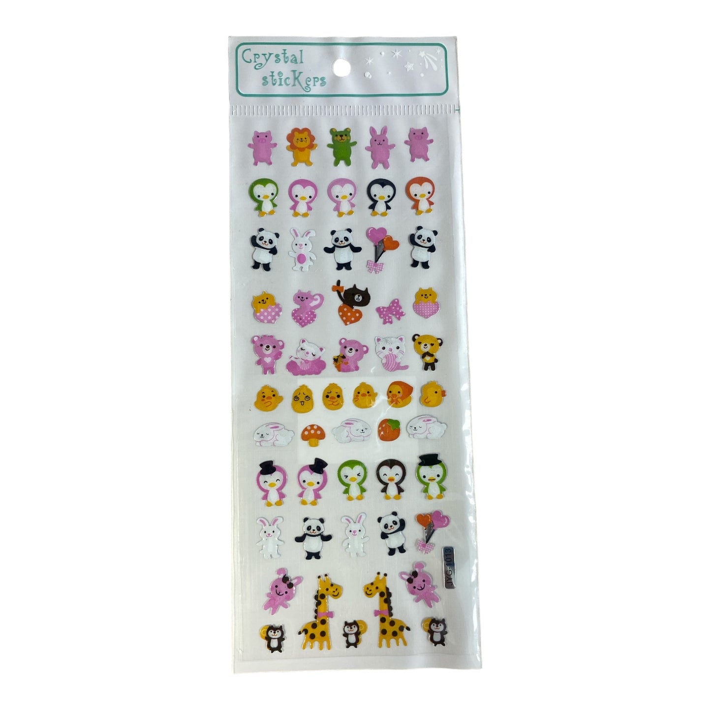 Cute Gel Stickers - Animals 1