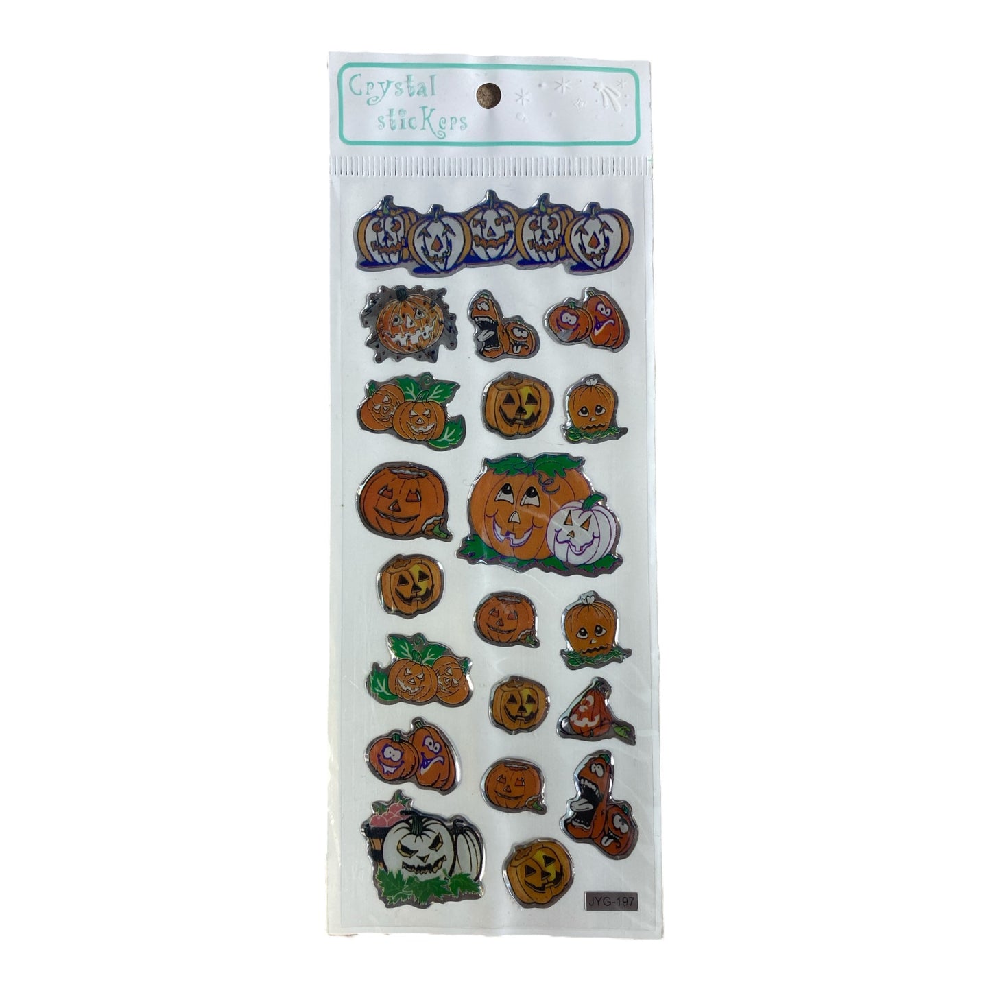Cute Gel Stickers - Halloween Pumpkins