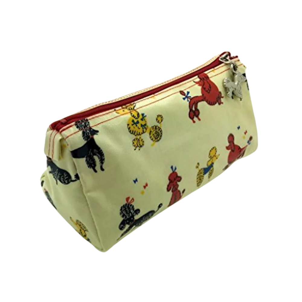 Shinzi Katoh Cosmetic Pouch/ Pencil Case - poodles