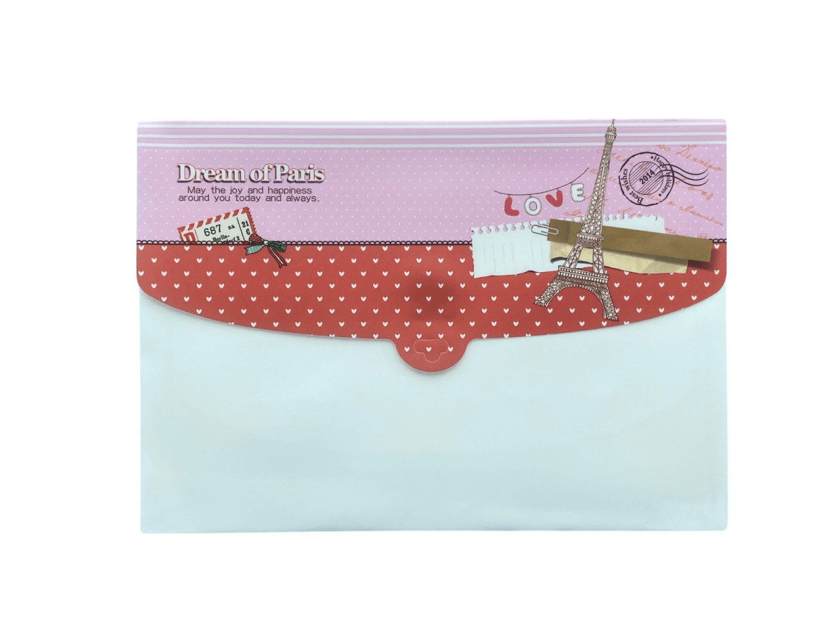 A4 Expanding Expandable File Folder 4 Pockets Folder Storage Case - PartyErasers