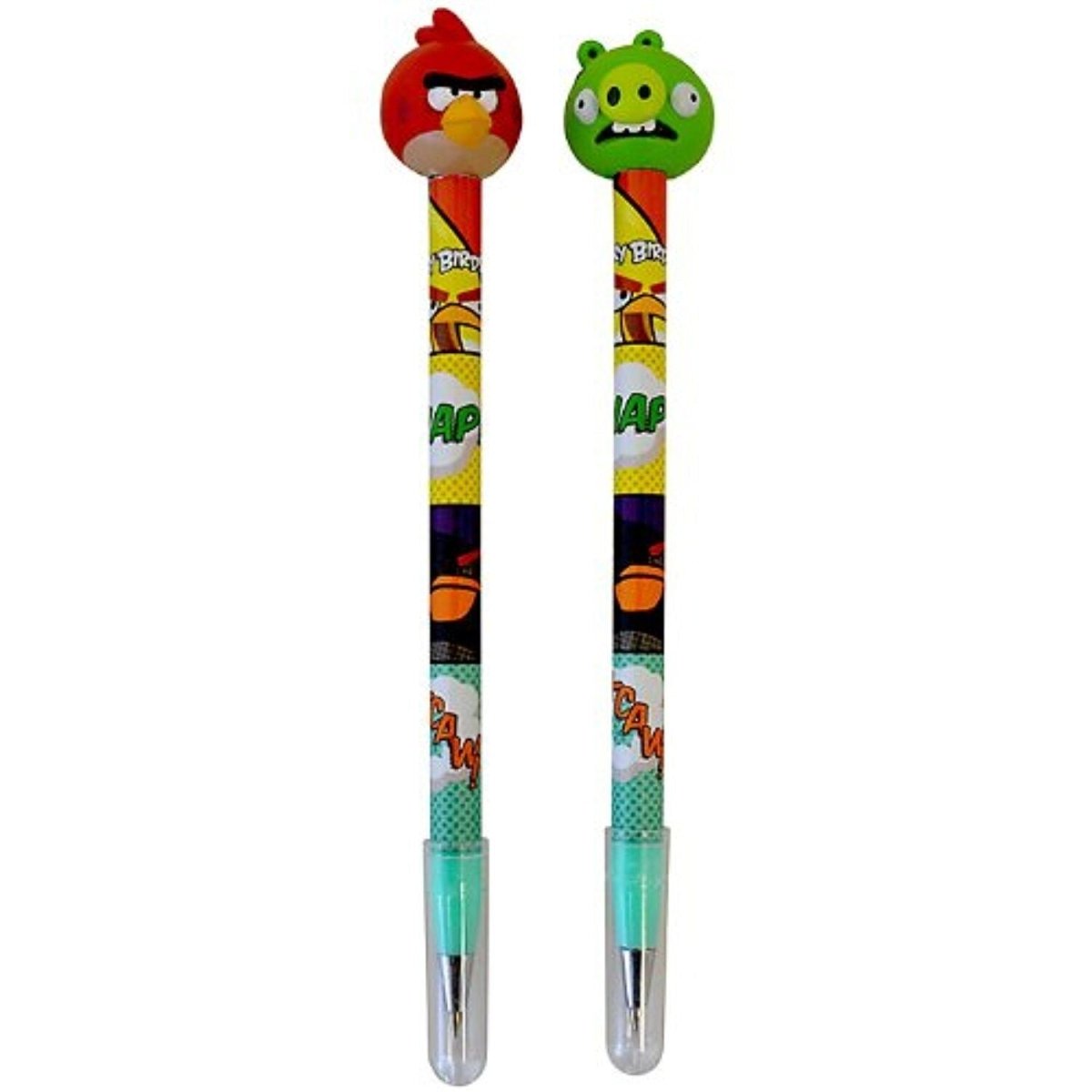 Angry Birds 3D Topper Ball Pen, (Pack of 2) - PartyErasers