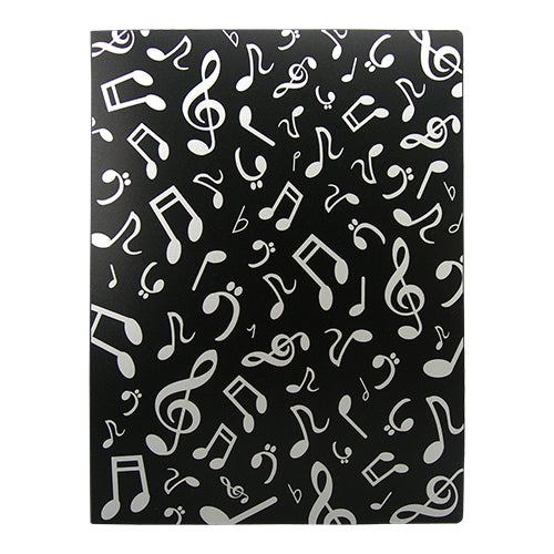 Music Themed 40 pockets A4 Display Folder Document Folder