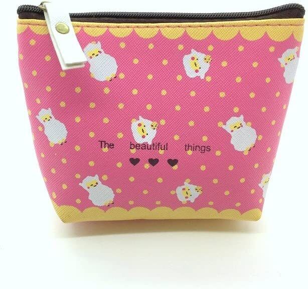 Cute Animal Sheep Llama Coin Purse Pouch for Kids Party Bags Gift - PartyErasers