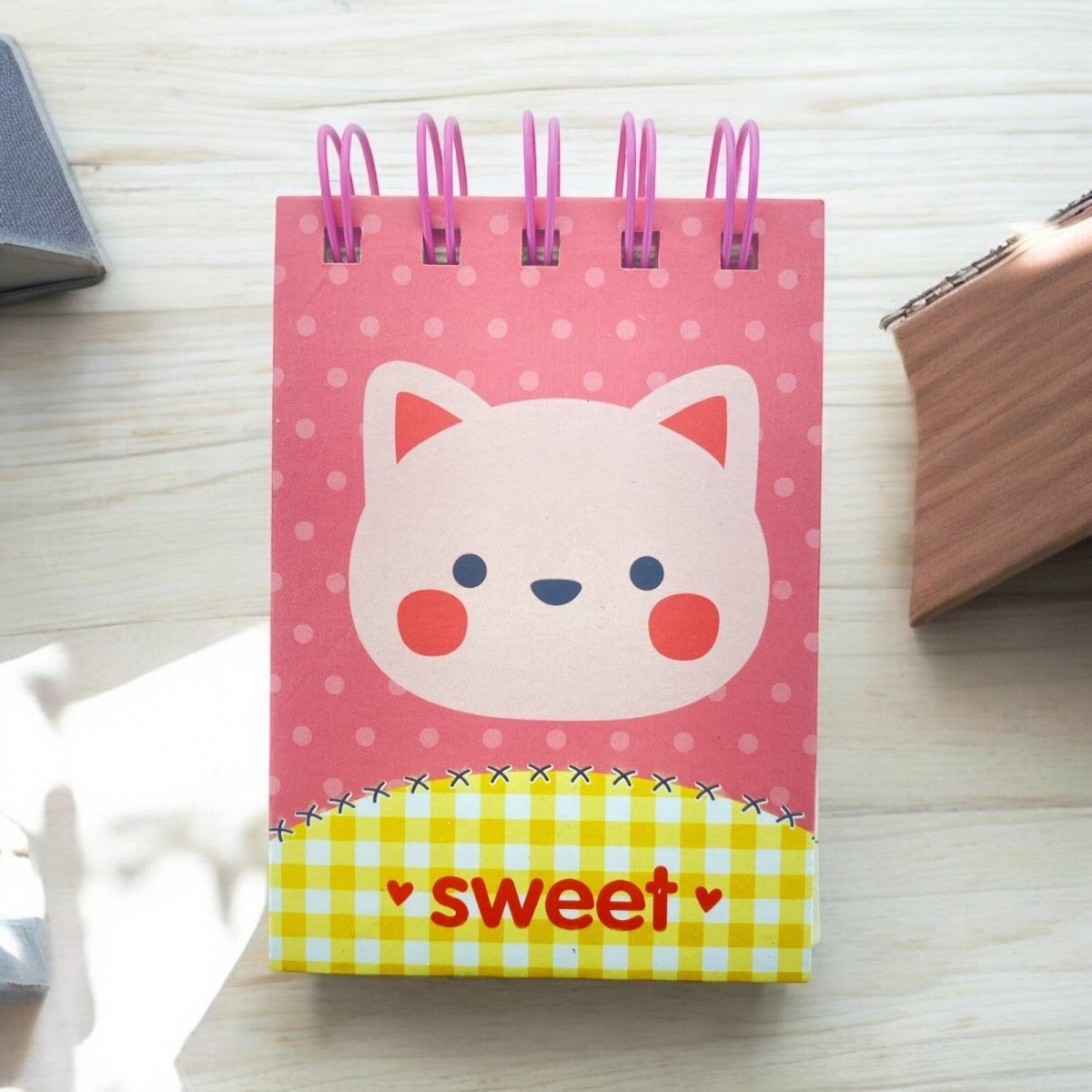 Cute Animals Note Pad Notebook Spiral Jotter Pad Kids Party Bag set of 4 - PartyErasers
