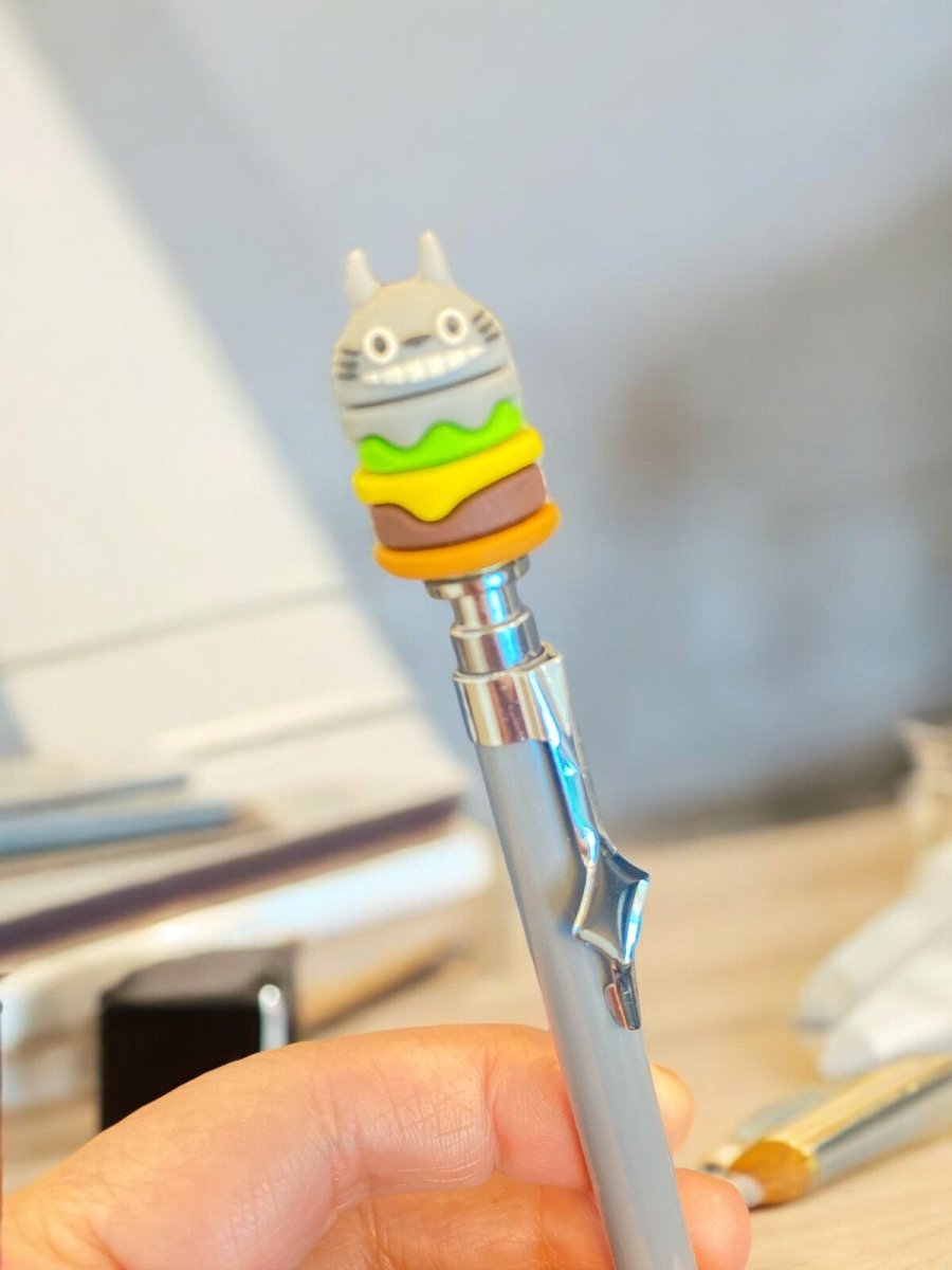 Cute Character Burger Mechanical Pencils (0.7mm) for School Office Gift - PartyErasers