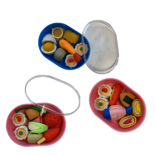 DREAM Japanese Puzzle Eraser - Bento Erasers Box Set (3 selections) - PartyErasers