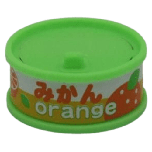 Dream Japanese Puzzle Eraser: Fruit - in - can with fruit slice - PartyErasers