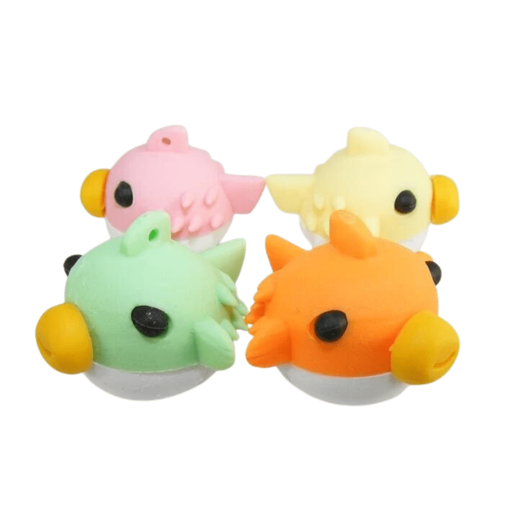 DREAM Japanese Puzzle Eraser - Pufferfish Porcupine fish Eraser - PartyErasers