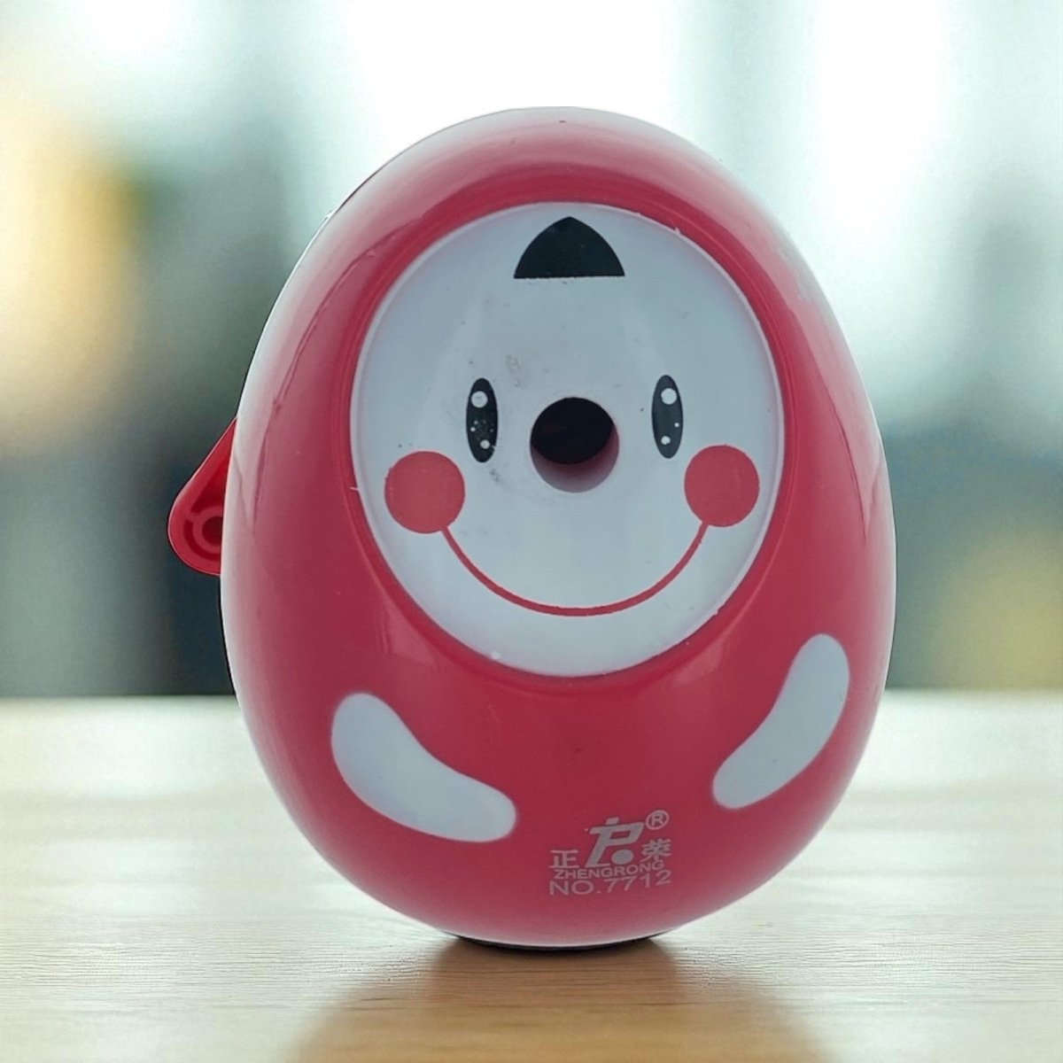 Egg Head Pencil Sharpener Cute Essential Stationary Desk Accessory - PartyErasers