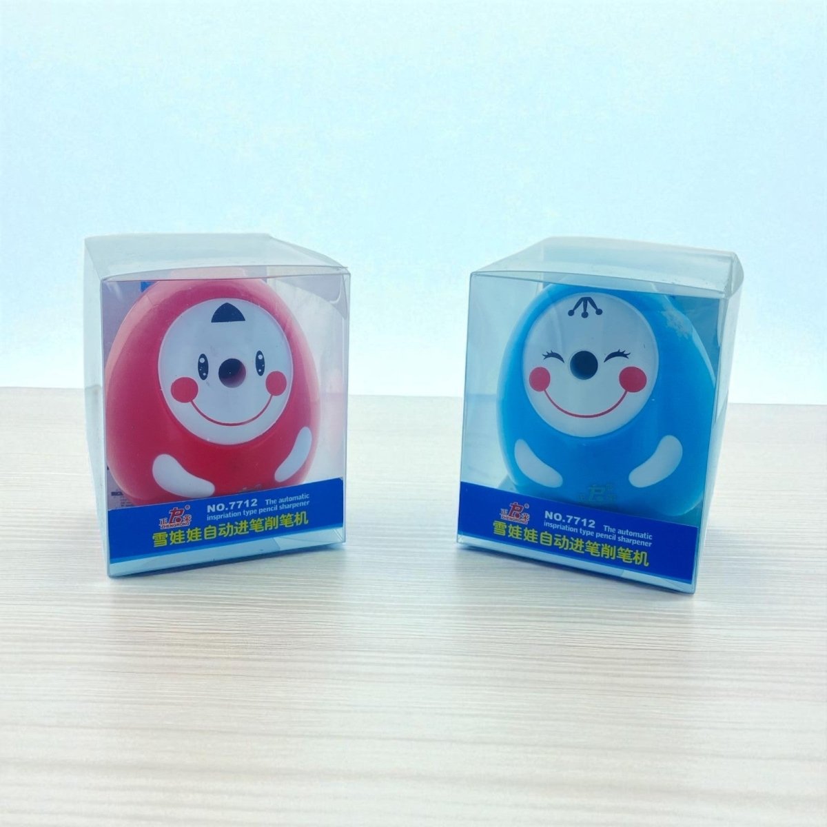 Egg Head Pencil Sharpener Cute Essential Stationary Desk Accessory - PartyErasers