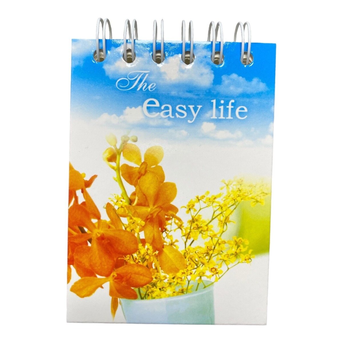 Floral & Nature Spiral bound Ruled Note Pad Notebook 120 sheets per pack - PartyErasers