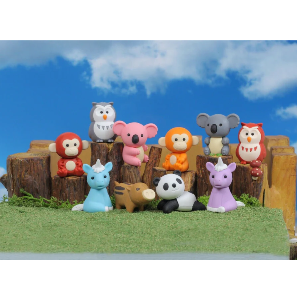 Iwako Japanese Puzzle Eraser - Forest Animals