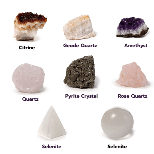 Gemstone Crystal Mystery Blind Box Amethyst, Quartz, Pyrite Crystal - PartyErasers