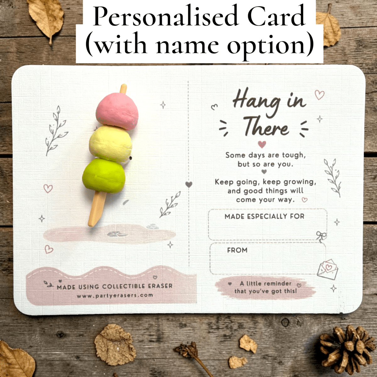 Hang in There ♡ Pocket Hug Gift - PartyErasers
