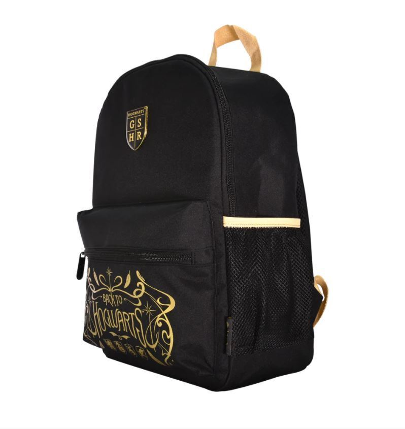 Harry Potter Core Backpack - Black & Camel - PartyErasers