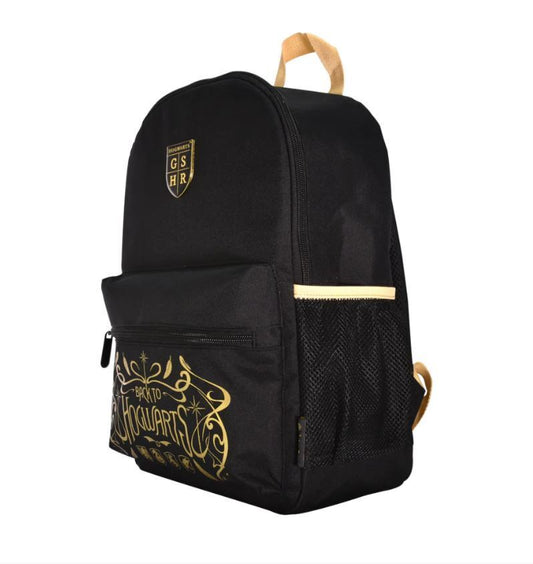 Harry Potter Core Backpack - Black & Camel - PartyErasers
