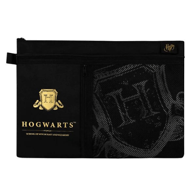 Harry Potter Multi Pocket Study Wallet - Hogwarts Shield - PartyErasers