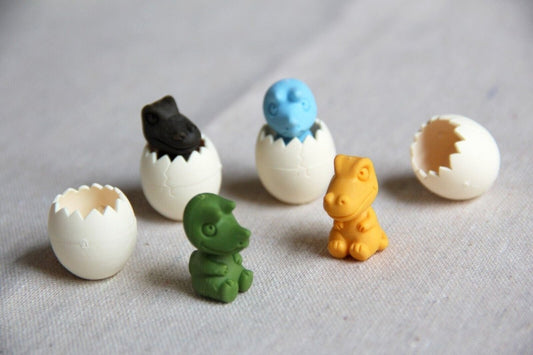Iwako Japanese Puzzle Eraser - Dinosaur Eggs - PartyErasers