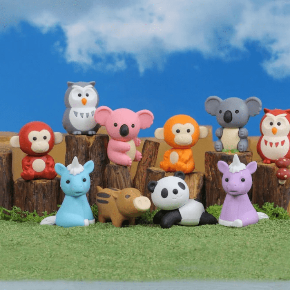 Iwako Japanese Puzzle Eraser - Forest Animals - PartyErasers