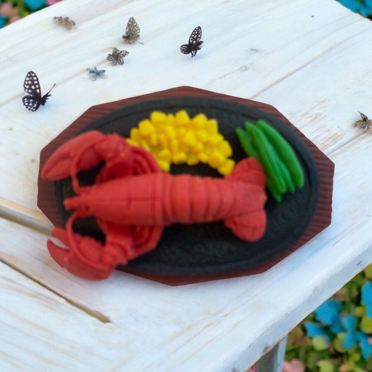 Iwako Japanese Puzzle Eraser - Lobster, Japanese Lunch Bento Set (rare) - PartyErasers