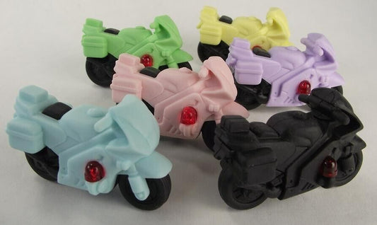 Iwako Japanese Puzzle Eraser - Motorcycle, Motorbike - PartyErasers