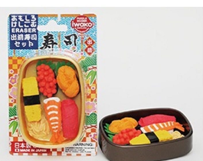 IWAKO Japanese Puzzle Eraser Rubbers Blister Set - Food Collections - PartyErasers