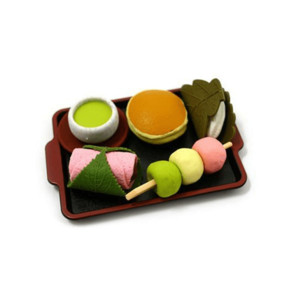 IWAKO Japanese Puzzle Eraser Rubbers Blister Set - Japanese Sweets - PartyErasers