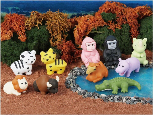 Iwako Japanese Puzzle Eraser - Safari - PartyErasers