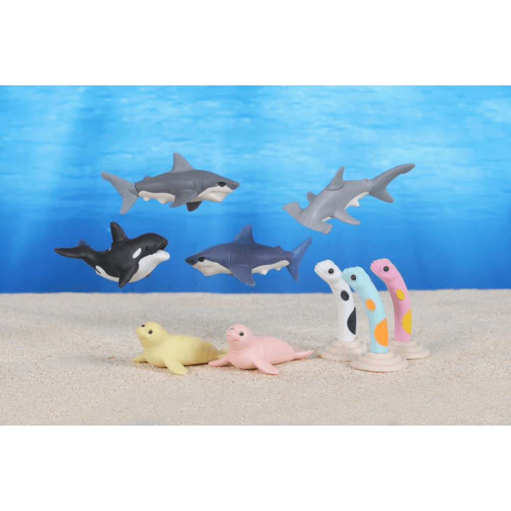 Iwako Japanese Puzzle Eraser - Sea Animals 2 - PartyErasers