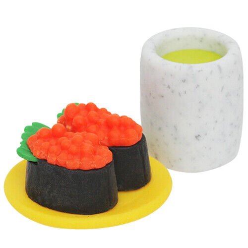 Iwako Japanese Puzzle Eraser - Sushi in Plate - PartyErasers