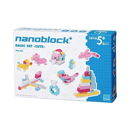 Kawada Miniature Block NanoBlock Plus for 5 Years + - Basic Set - Cute - PartyErasers