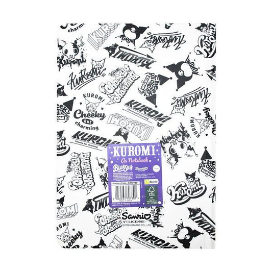 Kuromi A5 Casebound Notebook - 80 Pages - PartyErasers