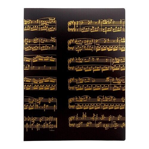 Music Themed 40 pockets A4 Display Folder Document Folder - PartyErasers