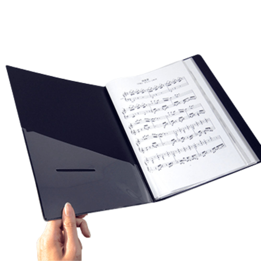 Music Themed 40 pockets A4 Display Folder Document Folder - PartyErasers