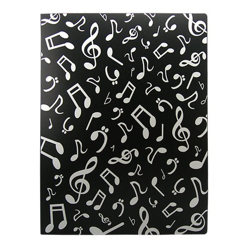 Music Themed 40 pockets A4 Display Folder Document Folder - PartyErasers