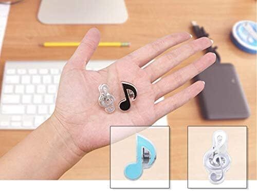 Music Themed Mini Paper Clips (Treble Clefs and Eighth Notes) Music Gift Rewards - PartyErasers