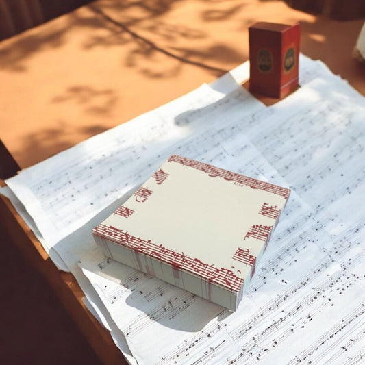 Music Themed Sticky Notes 100 sheets for music teachers students classroom - PartyErasers