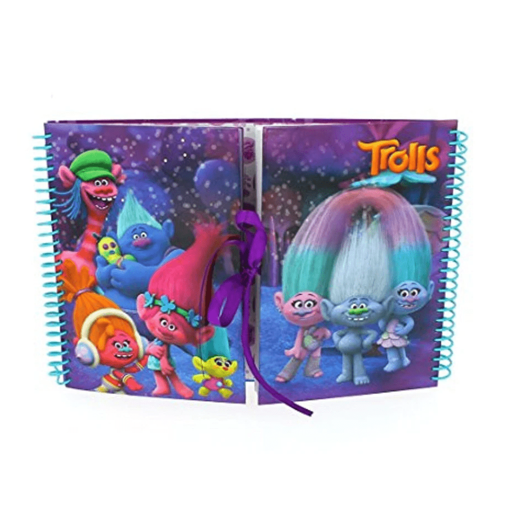 Officially Licensed Trolls Movie Design Studio Scrapbook - PartyErasers