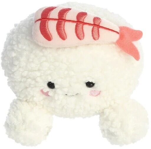 Palm Pal Ebi Shimp Sushi 5 inch Soft Plush Toy Cuddly Kids Children Soft Toys - PartyErasers