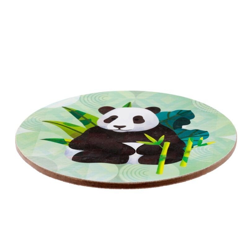Panda Kingdom Porcelain Mug & Coaster Set Birthday Gift Present - PartyErasers