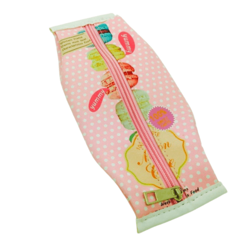 PartyErasers Pink Macaroon Pen Pencil Pouch - PartyErasers