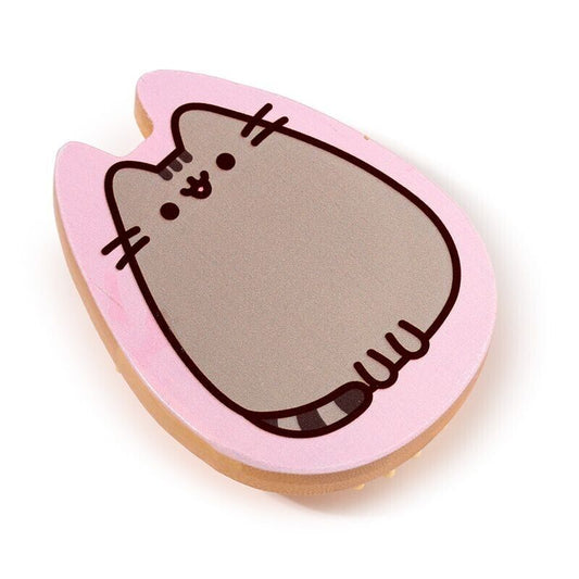 Pusheen the Cat Shaped Bamboo Hair Brush - PartyErasers