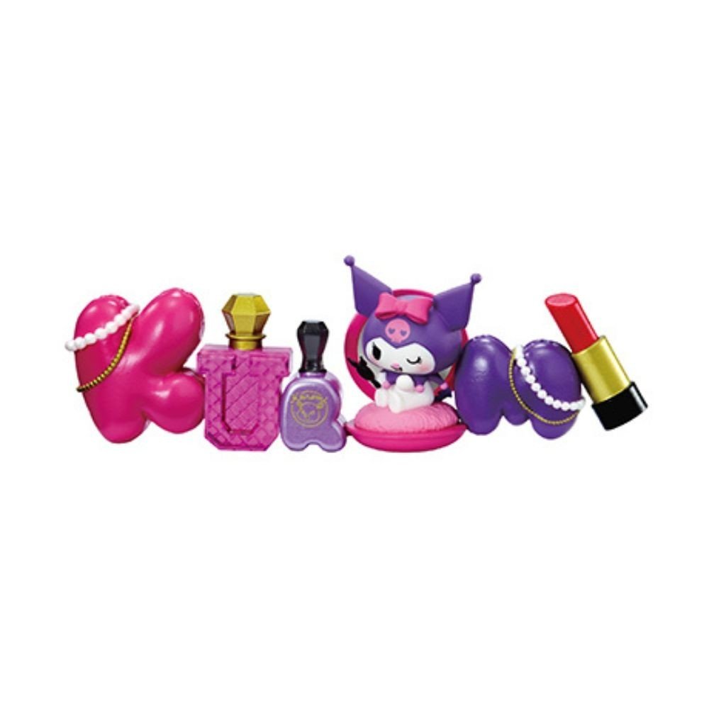 Re - ment Kuromi Words Collection 6 boxes Miniature Figurines Complete Box - PartyErasers